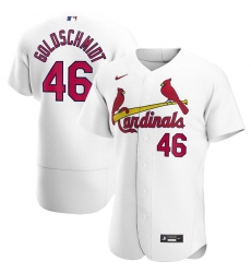 Men St Louis St.Louis Cardinals 46 Paul Goldschmidt Men Nike White Home 2020 Flex Base Player MLB Jersey Men St Louis St.Louis Cardinals 46 Paul Goldschmidt Men Nike White Home 2020 Flex Base Player MLB Jersey