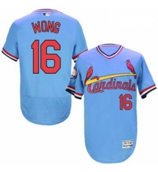 Mens Majestic St Louis Cardinals 16 Kolten Wong Light Blue FlexBase Authentic Collection MLB Jersey Mens Majestic St Louis Cardinals 16 Kolten Wong Light Blue FlexBase Authentic Collection MLB Jersey