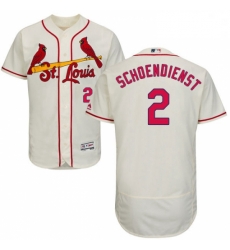 Mens Majestic St Louis Cardinals 2 Red Schoendienst Cream Alternate Flex Base Authentic Collection MLB Jersey Mens Majestic St Louis Cardinals 2 Red Schoendienst Cream Alternate Flex Base Authentic Collection MLB Jersey