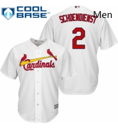 Mens Majestic St Louis Cardinals 2 Red Schoendienst Replica White Home Cool Base MLB Jersey Mens Majestic St Louis Cardinals 2 Red Schoendienst Replica White Home Cool Base MLB Jersey