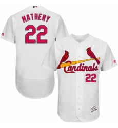 Mens Majestic St Louis Cardinals 22 Mike Matheny White Home Flex Base Authentic Collection MLB Jersey Mens Majestic St Louis Cardinals 22 Mike Matheny White Home Flex Base Authentic Collection MLB Jersey