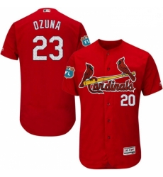 Mens Majestic St Louis Cardinals 23 Marcell Ozuna Red Alternate Flex Base Authentic Collection MLB Jersey Mens Majestic St Louis Cardinals 23 Marcell Ozuna Red Alternate Flex Base Authentic Collection MLB Jersey