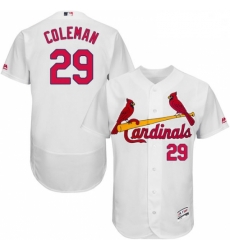 Mens Majestic St Louis Cardinals 29 Vince Coleman White Home Flex Base Authentic Collection MLB Jersey Mens Majestic St Louis Cardinals 29 Vince Coleman White Home Flex Base Authentic Collection MLB Jersey