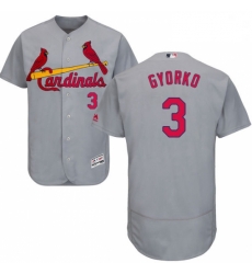 Mens Majestic St Louis Cardinals 3 Jedd Gyorko Grey Road Flex Base Authentic Collection MLB Jersey Mens Majestic St Louis Cardinals 3 Jedd Gyorko Grey Road Flex Base Authentic Collection MLB Jersey