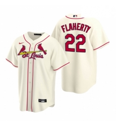 Men's Nike St. Louis Cardinals #22 Jack Flaherty Cream Alternate Stitched Baseball Jersey Men's Nike St. Louis Cardinals #22 Jack Flaherty Cream Alternate Stitched Baseball Jersey
