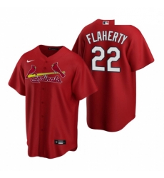 Men's Nike St. Louis Cardinals #22 Jack Flaherty Red Alternate Stitched Baseball Jersey Men's Nike St. Louis Cardinals #22 Jack Flaherty Red Alternate Stitched Baseball Jersey