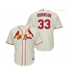 Mens St Louis Cardinals 33 Drew Robinson Replica Cream Alternate Cool Base Baseball Jersey Mens St Louis Cardinals 33 Drew Robinson Replica Cream Alternate Cool Base Baseball Jersey