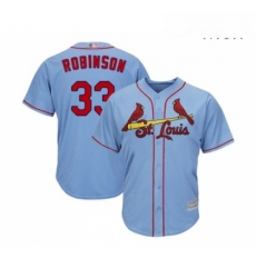 Mens St Louis Cardinals 33 Drew Robinson Replica Light Blue Alternate Cool Base Baseball Jersey Mens St Louis Cardinals 33 Drew Robinson Replica Light Blue Alternate Cool Base Baseball Jersey