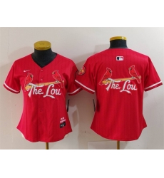 Women St Louis Cardinals Team Big Logo Red 2024 City Connect Limited Stitched Baseball Jersey 1 Women St Louis Cardinals Team Big Logo Red 2024 City Connect Limited Stitched Baseball Jersey 1