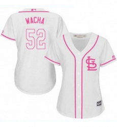 Womens Majestic St Louis Cardinals 52 Michael Wacha Authentic White Fashion MLB Jersey Womens Majestic St Louis Cardinals 52 Michael Wacha Authentic White Fashion MLB Jersey