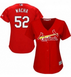 Womens Majestic St Louis Cardinals 52 Michael Wacha Replica Red Alternate Cool Base MLB Jersey Womens Majestic St Louis Cardinals 52 Michael Wacha Replica Red Alternate Cool Base MLB Jersey