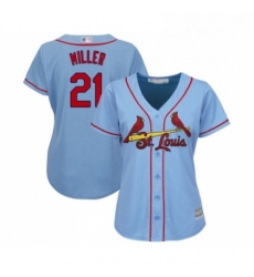 Womens St Louis Cardinals 21 Andrew Miller Replica Light Blue Alternate Cool Base Baseball Jersey Womens St Louis Cardinals 21 Andrew Miller Replica Light Blue Alternate Cool Base Baseball Jersey