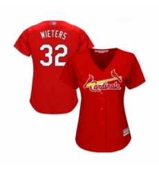 Womens St Louis Cardinals 32 Matt Wieters Replica Red Alternate Cool Base Baseball Jersey Womens St Louis Cardinals 32 Matt Wieters Replica Red Alternate Cool Base Baseball Jersey