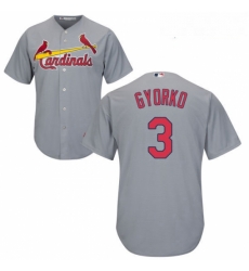 Youth Majestic St Louis Cardinals 3 Jedd Gyorko Replica Grey Road Cool Base MLB Jersey Youth Majestic St Louis Cardinals 3 Jedd Gyorko Replica Grey Road Cool Base MLB Jersey