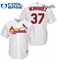 Youth Majestic St Louis Cardinals 37 Keith Hernandez Replica White Home Cool Base MLB Jersey Youth Majestic St Louis Cardinals 37 Keith Hernandez Replica White Home Cool Base MLB Jersey