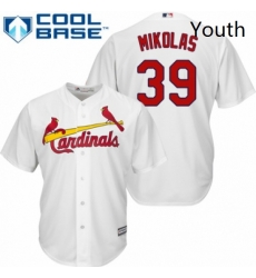 Youth Majestic St Louis Cardinals 39 Miles Mikolas Authentic White Home Cool Base MLB Jersey Youth Majestic St Louis Cardinals 39 Miles Mikolas Authentic White Home Cool Base MLB Jersey
