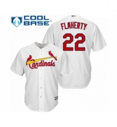 Youth St. Louis Cardinals #22 Jack Flaherty Authentic White Home Cool Base Baseball Player Jersey Youth St. Louis Cardinals #22 Jack Flaherty Authentic White Home Cool Base Baseball Player Jersey