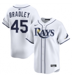 Men Tampa Bay Rays 45 Taj Bradley White 2024 Home Limited Stitched Baseball Jersey Men Tampa Bay Rays 45 Taj Bradley White 2024 Home Limited Stitched Baseball Jersey