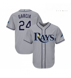 Mens Tampa Bay Rays 24 Avisail Garcia Replica Grey Road Cool Base Baseball Jersey Mens Tampa Bay Rays 24 Avisail Garcia Replica Grey Road Cool Base Baseball Jersey