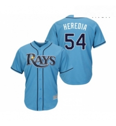 Mens Tampa Bay Rays 54 Guillermo Heredia Replica Light Blue Alternate 2 Cool Base Baseball Jersey Mens Tampa Bay Rays 54 Guillermo Heredia Replica Light Blue Alternate 2 Cool Base Baseball Jersey