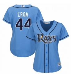 Womens Majestic Tampa Bay Rays 44 C J Cron Replica Light Blue Alternate 2 Cool Base MLB Jersey Womens Majestic Tampa Bay Rays 44 C J Cron Replica Light Blue Alternate 2 Cool Base MLB Jersey