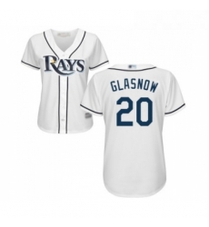Womens Tampa Bay Rays 20 Tyler Glasnow Replica White Home Cool Base Baseball Jersey Womens Tampa Bay Rays 20 Tyler Glasnow Replica White Home Cool Base Baseball Jersey