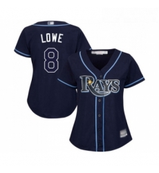 Womens Tampa Bay Rays 8 Brandon Lowe Replica Navy Blue Alternate Cool Base Baseball Jersey Womens Tampa Bay Rays 8 Brandon Lowe Replica Navy Blue Alternate Cool Base Baseball Jersey