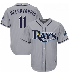 Youth Majestic Tampa Bay Rays 11 Adeiny Hechavarria Replica Grey Road Cool Base MLB Jersey Youth Majestic Tampa Bay Rays 11 Adeiny Hechavarria Replica Grey Road Cool Base MLB Jersey
