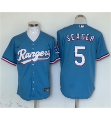 Men Texas Rangers 5 Corey Seager Blue With Patch Cool Base Stitched MLB Jersey Men Texas Rangers 5 Corey Seager Blue With Patch Cool Base Stitched MLB Jersey