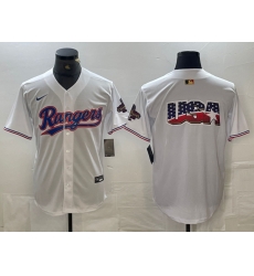 Men Texas Rangers Team Big Logo White 2024 Gold Collection Cool Base Stitched Baseball Jerseys Men Texas Rangers Team Big Logo White 2024 Gold Collection Cool Base Stitched Baseball Jerseys