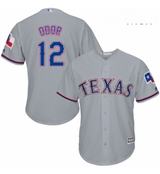 Mens Majestic Texas Rangers 12 Rougned Odor Replica Grey Road Cool Base MLB Jersey Mens Majestic Texas Rangers 12 Rougned Odor Replica Grey Road Cool Base MLB Jersey