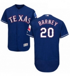 Mens Majestic Texas Rangers 20 Darwin Barney Royal Blue Alternate Flex Base Authentic Collection MLB Jersey Mens Majestic Texas Rangers 20 Darwin Barney Royal Blue Alternate Flex Base Authentic Collection MLB Jersey