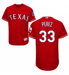Mens Majestic Texas Rangers 33 Martin Perez Red Alternate Flex Base Authentic Collection MLB Jersey Mens Majestic Texas Rangers 33 Martin Perez Red Alternate Flex Base Authentic Collection MLB Jersey
