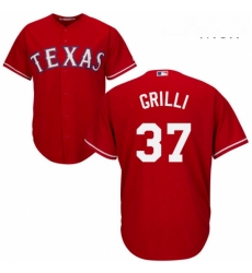 Mens Majestic Texas Rangers 37 Jason Grilli Replica Red Alternate Cool Base MLB Jersey Mens Majestic Texas Rangers 37 Jason Grilli Replica Red Alternate Cool Base MLB Jersey