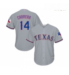 Mens Texas Rangers 14 Asdrubal Cabrera Replica Grey Road Cool Base Baseball Jersey Mens Texas Rangers 14 Asdrubal Cabrera Replica Grey Road Cool Base Baseball Jersey