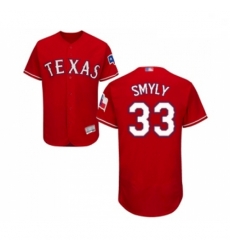 Mens Texas Rangers 33 Drew Smyly Red Alternate Flex Base Authentic Collection Baseball Jersey Mens Texas Rangers 33 Drew Smyly Red Alternate Flex Base Authentic Collection Baseball Jersey