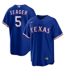 Men's Texas Rangers Corey Seager Nike Royal Alternate Replica Player Jersey Men's Texas Rangers Corey Seager Nike Royal Alternate Replica Player Jersey