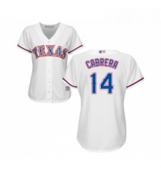 Womens Texas Rangers 14 Asdrubal Cabrera Replica White Home Cool Base Baseball Jersey Womens Texas Rangers 14 Asdrubal Cabrera Replica White Home Cool Base Baseball Jersey
