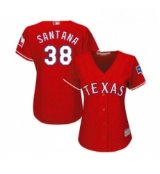 Womens Texas Rangers 38 Danny Santana Replica Red Alternate Cool Base Baseball Jersey Womens Texas Rangers 38 Danny Santana Replica Red Alternate Cool Base Baseball Jersey