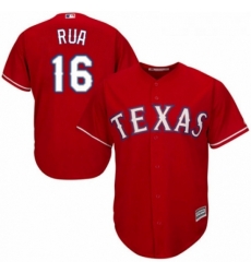 Youth Majestic Texas Rangers 16 Ryan Rua Replica Red Alternate Cool Base MLB Jersey Youth Majestic Texas Rangers 16 Ryan Rua Replica Red Alternate Cool Base MLB Jersey