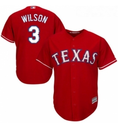 Youth Majestic Texas Rangers 3 Russell Wilson Replica Red Alternate Cool Base MLB Jersey Youth Majestic Texas Rangers 3 Russell Wilson Replica Red Alternate Cool Base MLB Jersey