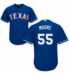 Youth Majestic Texas Rangers 55 Matt Moore Replica Royal Blue Alternate 2 Cool Base MLB Jersey Youth Majestic Texas Rangers 55 Matt Moore Replica Royal Blue Alternate 2 Cool Base MLB Jersey