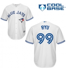 Blue Jays 99 HyunJin Ryu White New Cool Base Stitched MLB Jersey Blue Jays 99 HyunJin Ryu White New Cool Base Stitched MLB Jersey