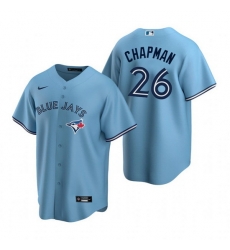 Men Toronto Blue Jays 26 Matt Chapman Light Blue Cool Base Stitched Jerse Men Toronto Blue Jays 26 Matt Chapman Light Blue Cool Base Stitched Jerse
