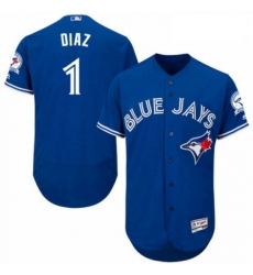 Mens Majestic Toronto Blue Jays 1 Aledmys Diaz Royal Blue Alternate Flex Base Authentic Collection MLB Jersey Mens Majestic Toronto Blue Jays 1 Aledmys Diaz Royal Blue Alternate Flex Base Authentic Collection MLB Jersey