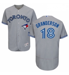 Mens Majestic Toronto Blue Jays 18 Curtis Granderson Grey Road Flex Base Authentic Collection MLB Jersey Mens Majestic Toronto Blue Jays 18 Curtis Granderson Grey Road Flex Base Authentic Collection MLB Jersey
