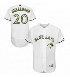 Mens Majestic Toronto Blue Jays 20 Josh Donaldson Authentic White 2016 Memorial Day Fashion Flex Base Jerseys Mens Majestic Toronto Blue Jays 20 Josh Donaldson Authentic White 2016 Memorial Day Fashion Flex Base Jerseys