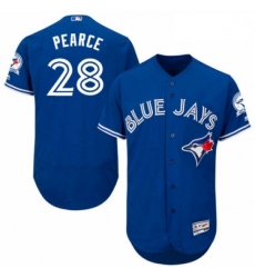 Mens Majestic Toronto Blue Jays 28 Steve Pearce Royal Blue Alternate Flex Base Authentic Collection MLB Jersey Mens Majestic Toronto Blue Jays 28 Steve Pearce Royal Blue Alternate Flex Base Authentic Collection MLB Jersey