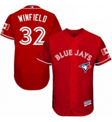 Mens Majestic Toronto Blue Jays 32 Dave Winfield Scarlet Alternate Flex Base Authentic Collection MLB Jersey Mens Majestic Toronto Blue Jays 32 Dave Winfield Scarlet Alternate Flex Base Authentic Collection MLB Jersey