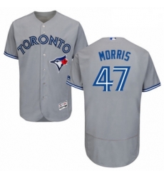 Mens Majestic Toronto Blue Jays 47 Jack Morris Grey Road Flex Base Authentic Collection MLB Jersey Mens Majestic Toronto Blue Jays 47 Jack Morris Grey Road Flex Base Authentic Collection MLB Jersey